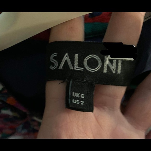 SALONI printed tilly ruffle dress - Picture 6 of 6